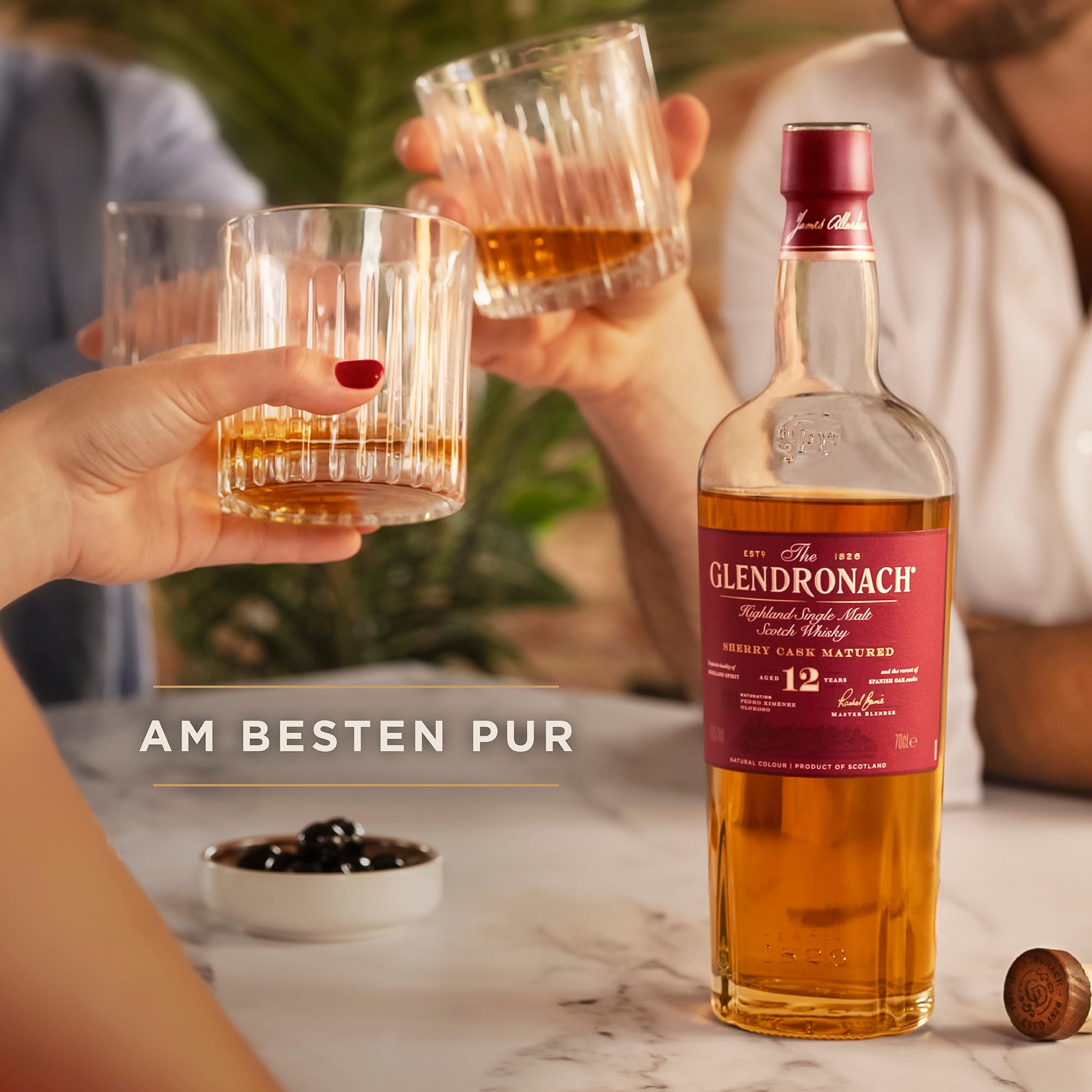 The Glendronach 12 Jahre - Premium Highland Single Malt Scotch Whisky - in edler Geschenkverpackung - Vollmundig, cremig und würzig mit Sherrynoten - 0.7L / 43% Vol.