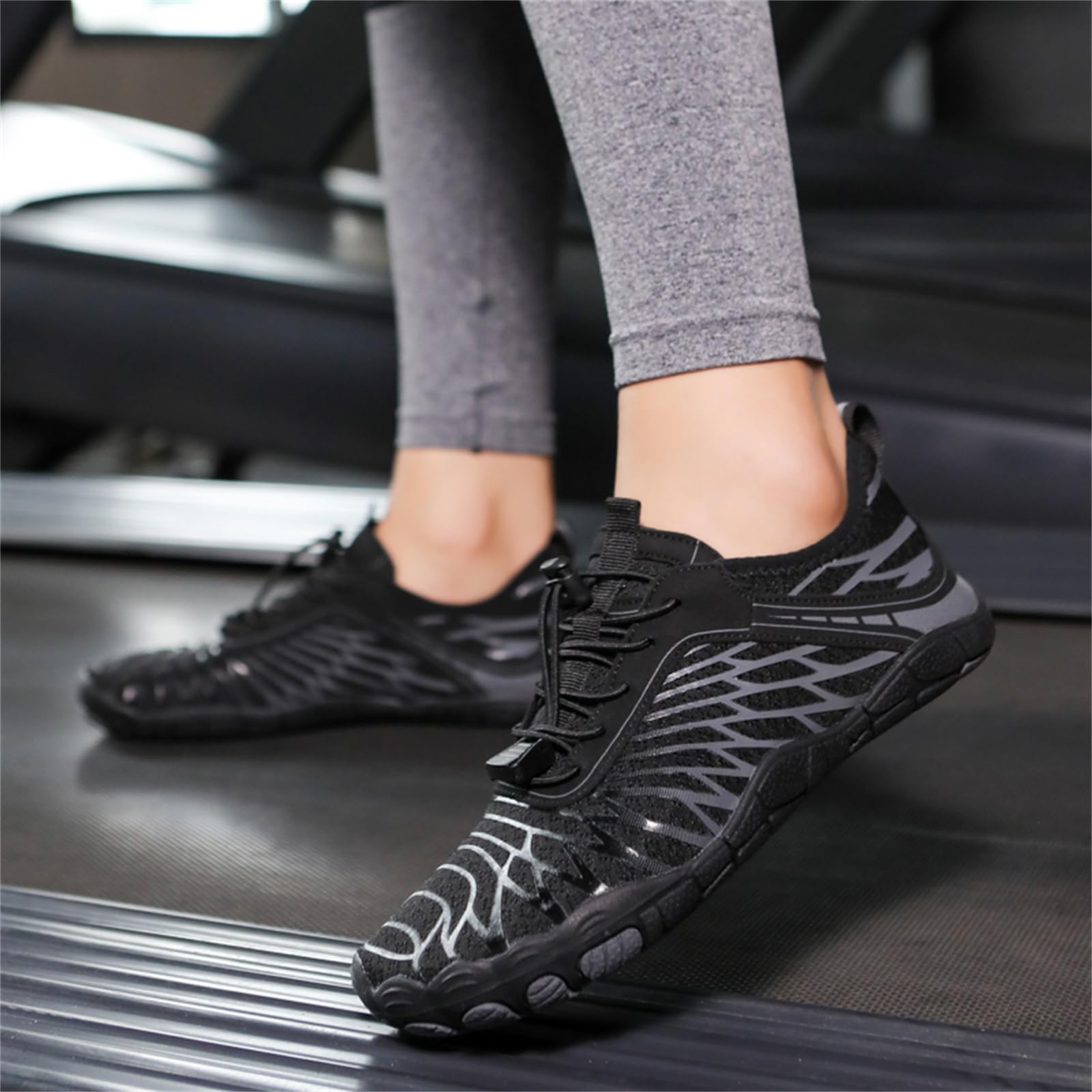 Bronoir Skin Pro with Copper - Grounding Allround Barefoot Shoes Atmungsaktive Barfußschuhe für Männer und Frauen Zero Drop Trail Running Schuhe mit breiter Zehe