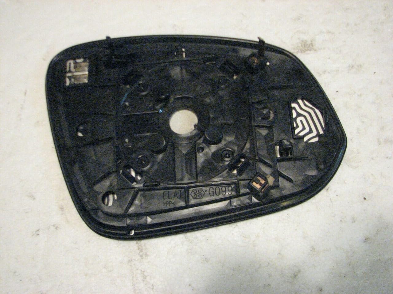 Compatible With Left Driver Side Heated Mirror Glass w/Holder Genuine OE 14-22 4Runner