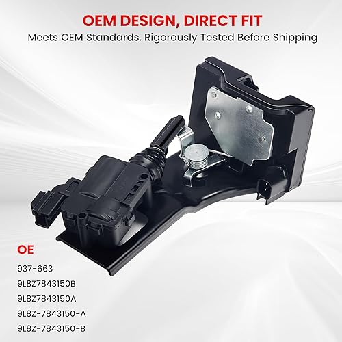Miniatura 5 de Actuador de puerta elevadora 937-663, escotilla trasera, pestillo de la puerta del maletero del motor, conjunto de bloqueo de la puerta trasera