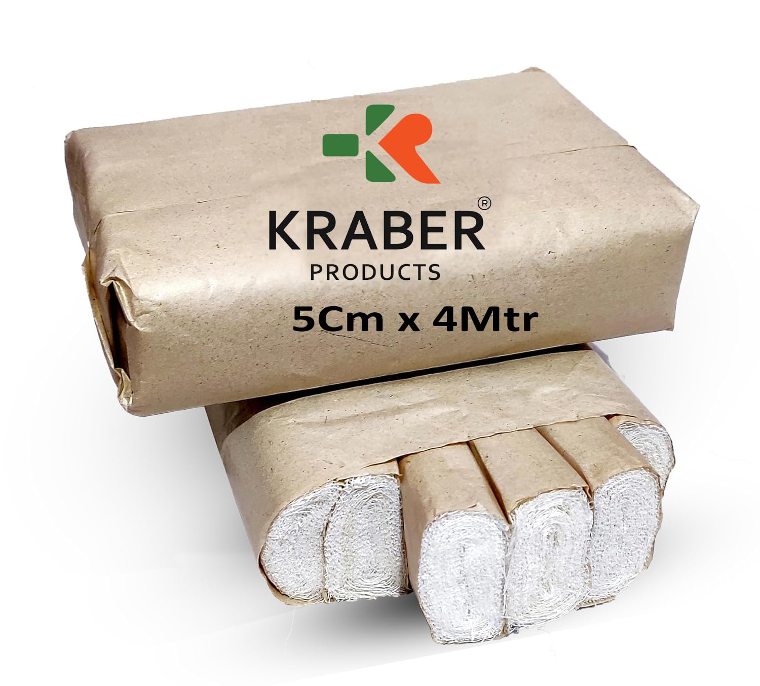 KRABER PRODUCTS PM Gauze Non Sterile Roller Bandage 5 Cm X 4 Mtr Pack of 12 Rolls