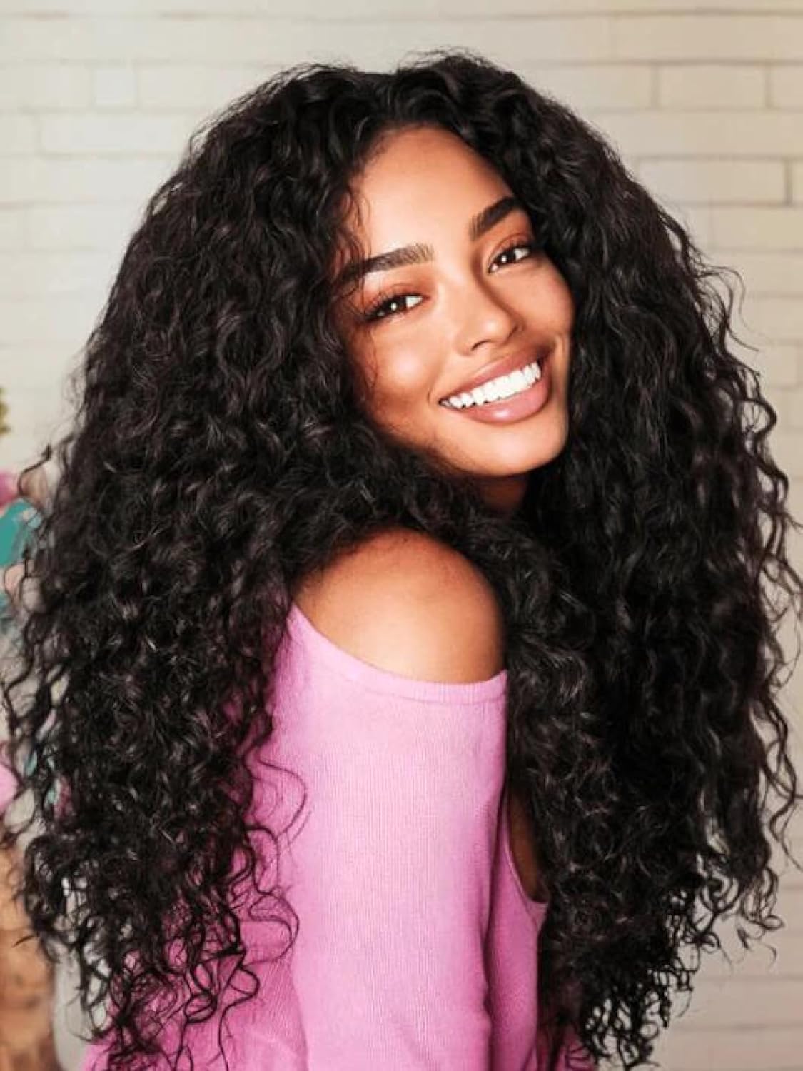 UNICE FlipBlend Half Wig Human Hair Water Wave with Drawstring Wear and Go Glueless Wear with or Without Headband Wigs Human Hair for Women Beginner Friendly 150% Density 22 inch