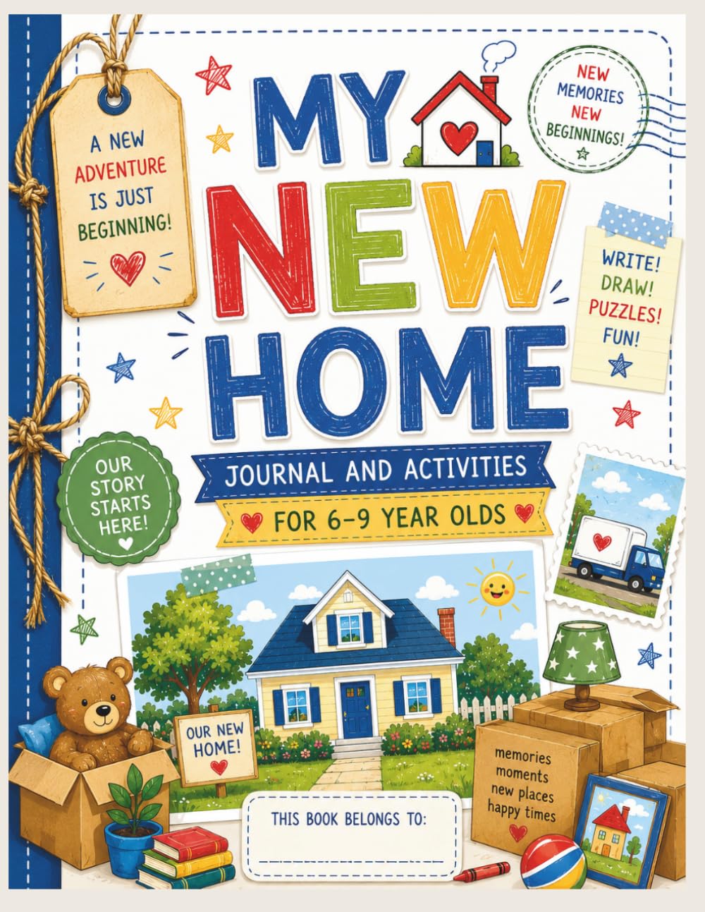 My New Home: Journal and Activities for 6 - 9 year Olds