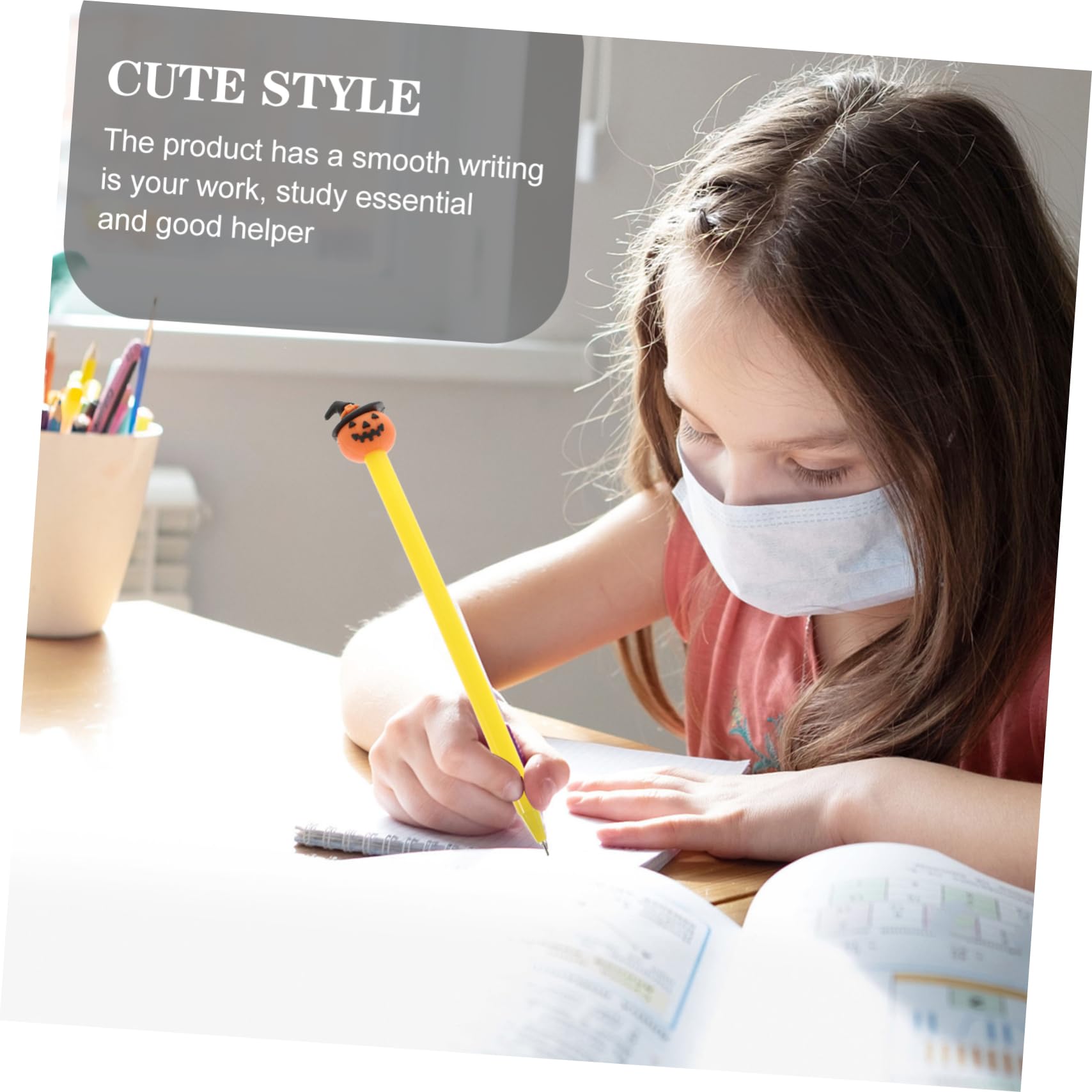 Operitacx 75pièces Stylos à Gel Halloween De Stylos Décoratifs Forme De Citrouille Chauve-souris Et Fantôme Fournitures Scolaires Et Récompenses Festives