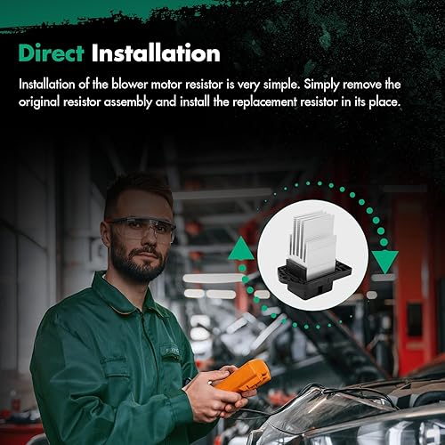 Miniatura 1219 de SCITOO Resistencia de motor de ventilador HVAC para 2008-2013 para Chrysler 300/2008-2016 para Town & Country/2008-2010 para Dodge Charger/2008-2018