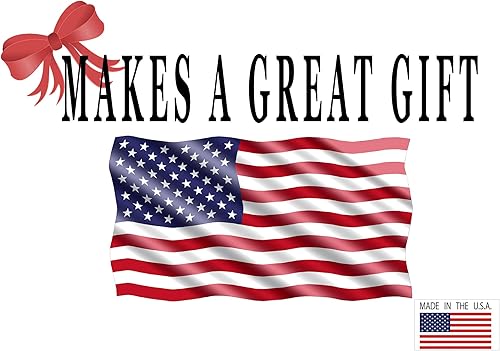 Miniatura 6 de Rogue River Tactical Calcomanía patriótica de la bandera de Estados Unidos con bandera de Estados Unidos para parachoques de ventana de automóvil