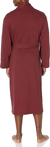Miniatura 3 de Tienda Essentials Albornoz de punto gofre ligero para hombre (disponible en tallas grandes y altas)