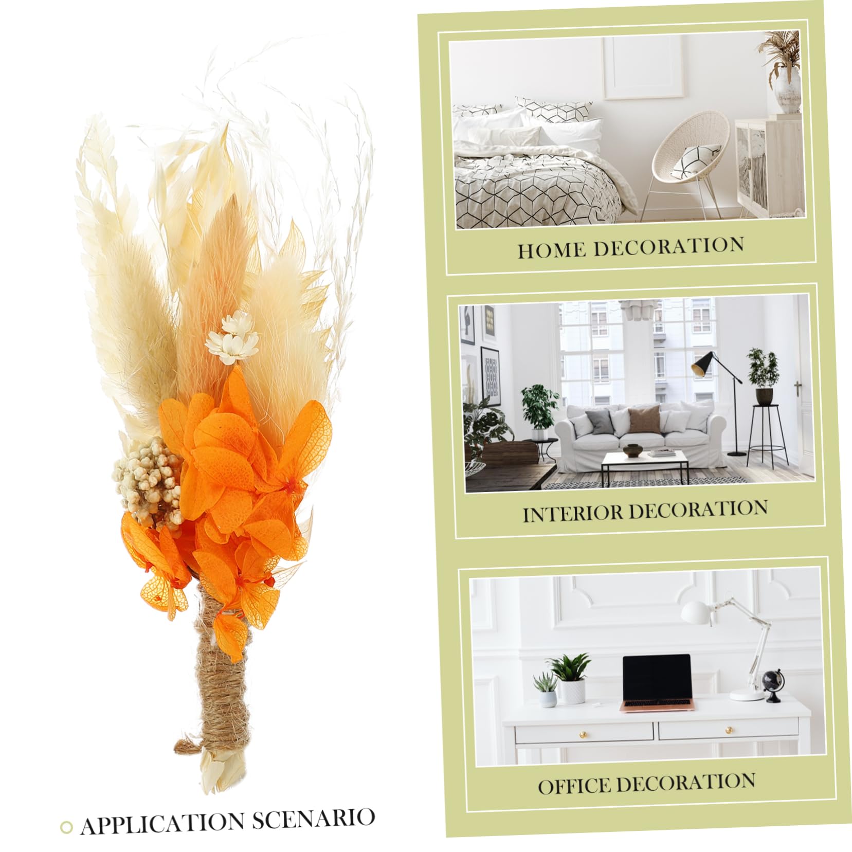 Alipis 4 Pièces 6 Fleur préservée bouda Decoration Interieure Home Decoration Fleur séchées Mini Bouquet de Fleurs Bouquet de Fleurs séchées décor de Paysage Bricolage Bouquets de Fleurs