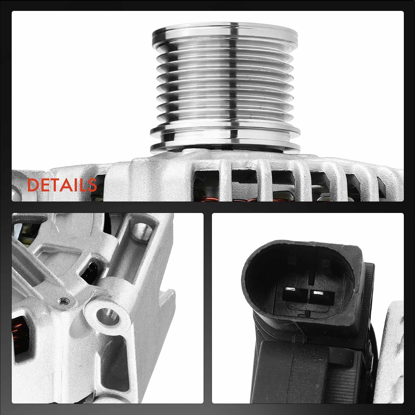 Frankberg Generatore Alternatore Compatibile con Classe M W164 ML 300 CDi 4m.a.t.i.c Classe M W164 ML 350 CDi 4m.a.t.i.c Classe R V251 W251 R 350 CDi 4m.a.t.i.c 11308,11308N