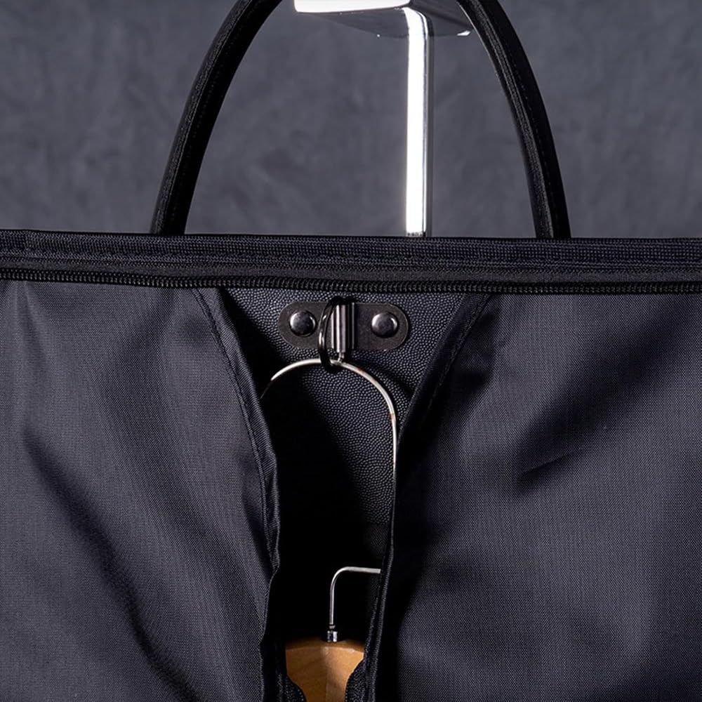 WYWY Portaabiti Impermeabile - 100 cm Borsa da Viaggio per Abiti con Manico in Pelle, Custodia Anti-Polvere Oxford per Abiti da Lavoro, Borsa Pieghevole da Riporto(Blue)