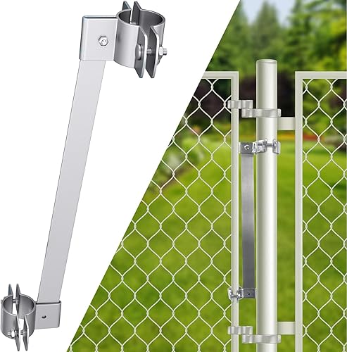 Cierre automático para puerta al aire libre, perrera y puerta de piscina, valla de enlace de cadena, barra de bisagra de cierre automático, acero