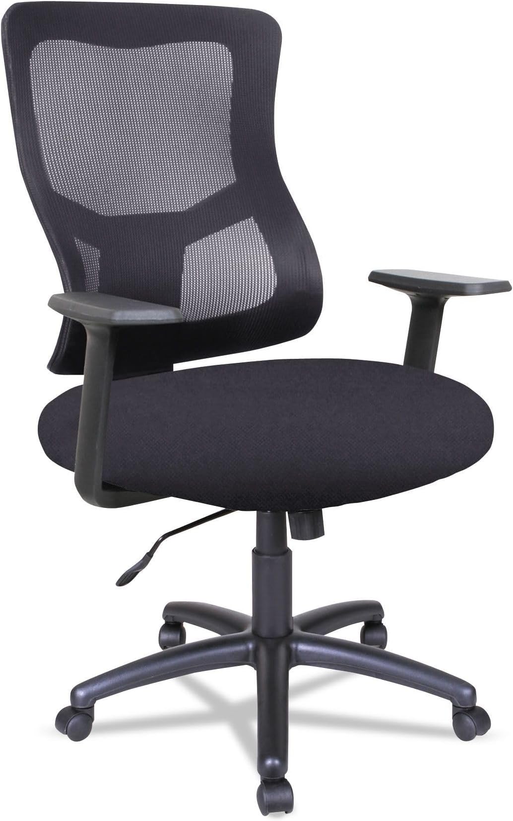 Alera Elusion II Series Mesh Mid-Back Swivel/Tilt Chair, Black