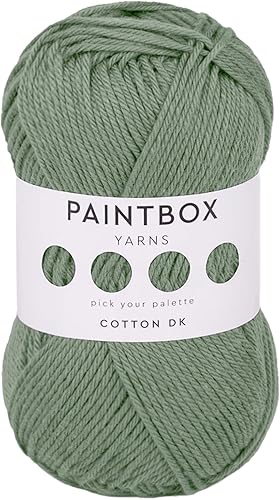 Miniatura 28 de Paintbox Yarns Hilo DK 100% Algodón 1.76oz (50g), 137 Yardas (125m) - Vino Tinto para Crochet, Tejer - Hilo Suave y Ligero de Doble Punto para Ropa