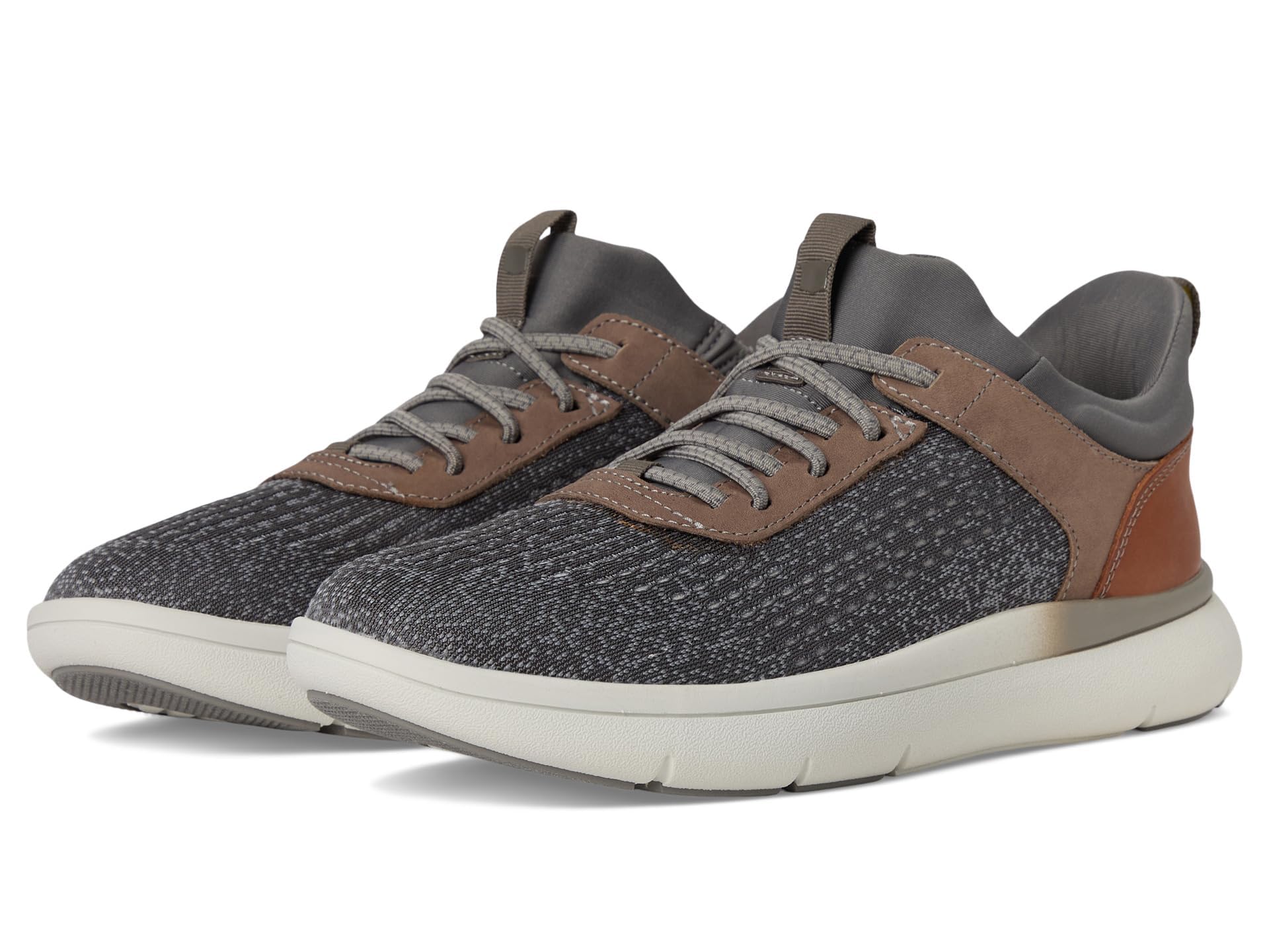 Florsheim Mens Fleet Knit Elastic Lace Sneakers