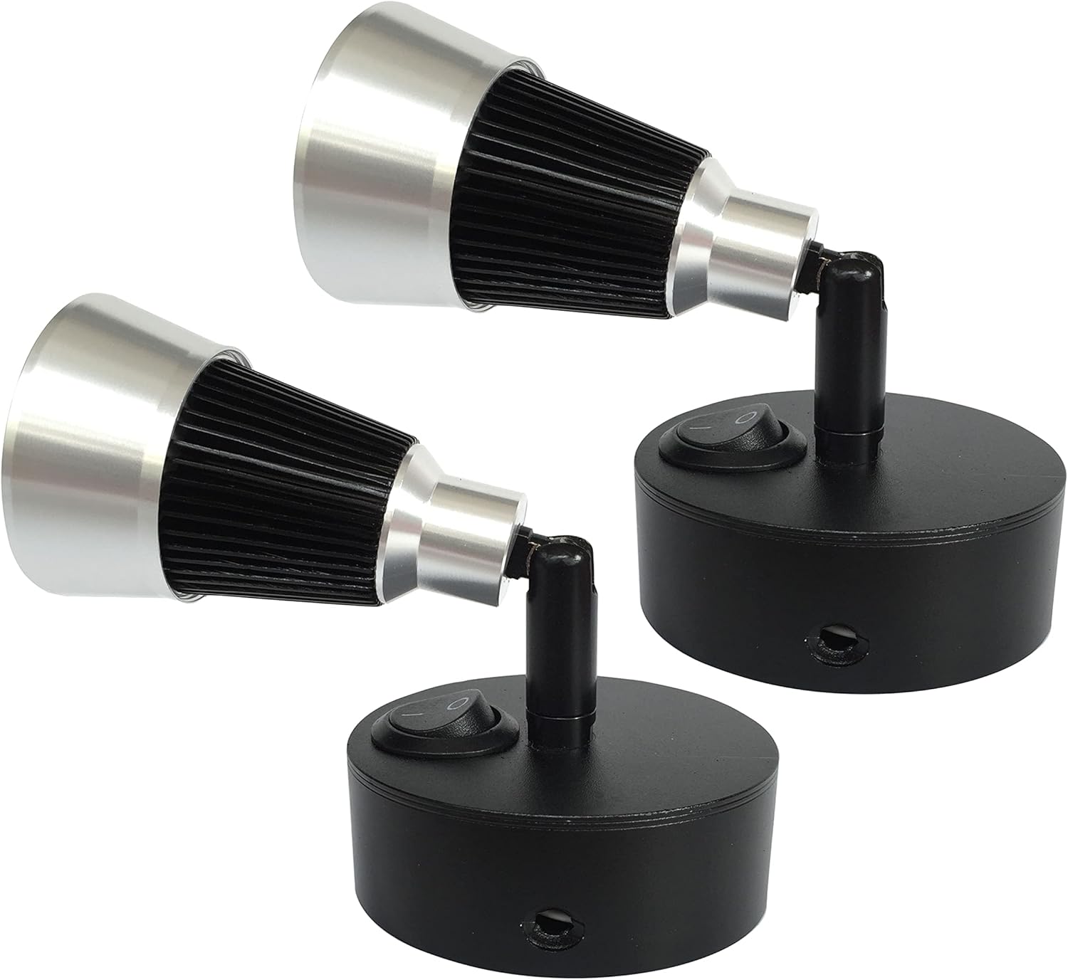 12vLEDlight Black Cone Shade LED Reading Book Light Camper Trailer