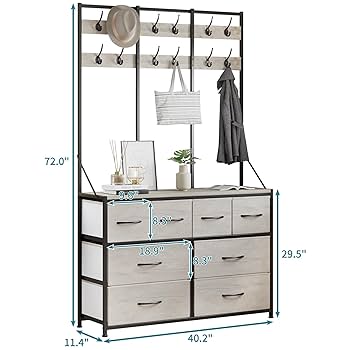 draw drawers ロンT Amazon.com: LUMTOK 8 Drawers Dresser, Chest of Drawer