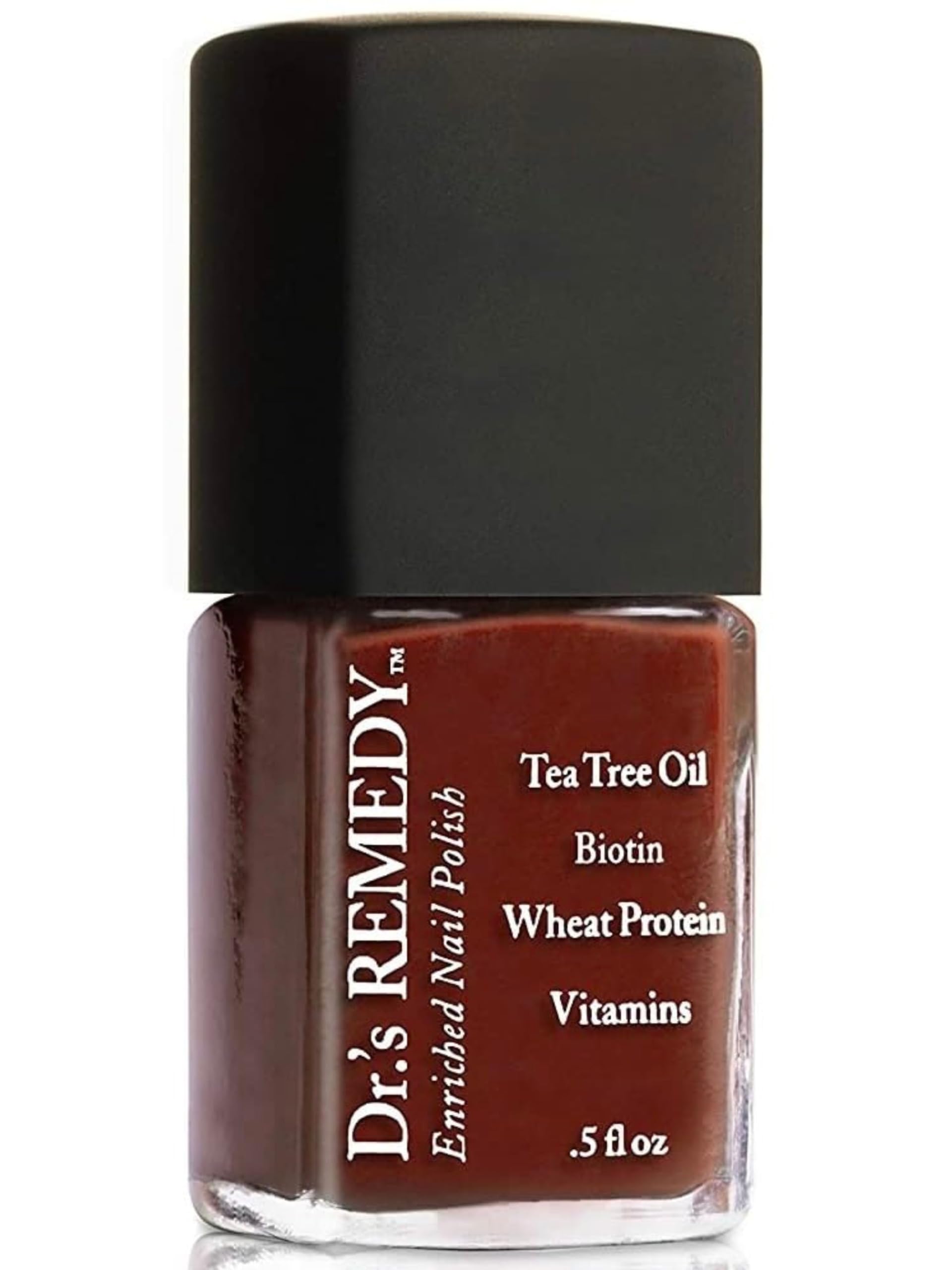 Dr.'s Remedy Dr’s Enriched Nail Polish: Non Toxic, All Natural, and Organic - Doctor Formulated: Strengthens, Restores, Heals, and Protects '24-Free' - RELIABLE Rustic Red