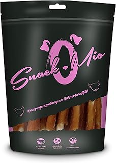 SnackOMio – Premium Hundesnack – Knusprige Kaustange an Hühnerbrustfilet, getreidefrei, 1er Pack (1 x 70g) product image