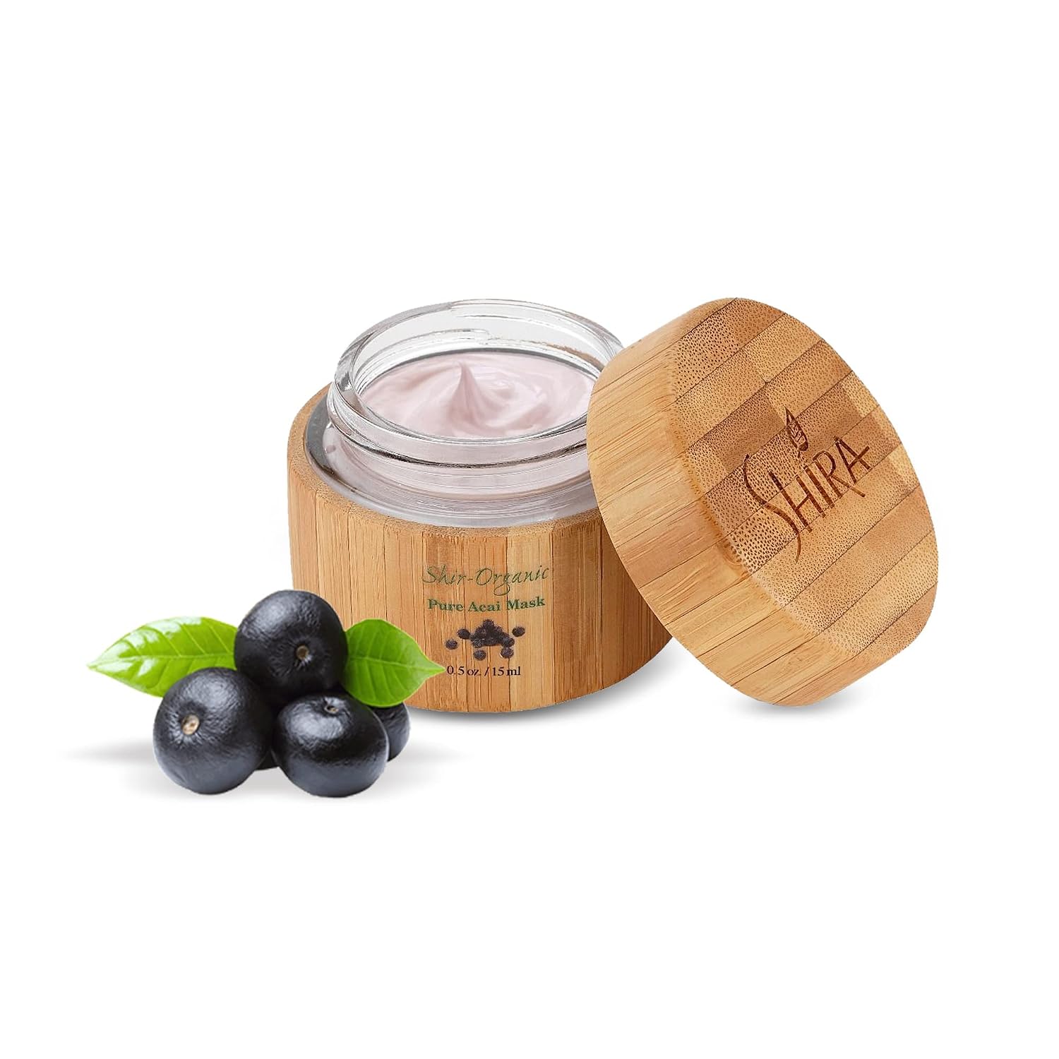 Shira Shir-Organic Pure Acai Facial Mask For Nourished Smoother and Radiant Skin With Organic Anti-Aging Formula Leaves Skin Hydrated Helpful for Sensitve Skin. (50 ML)