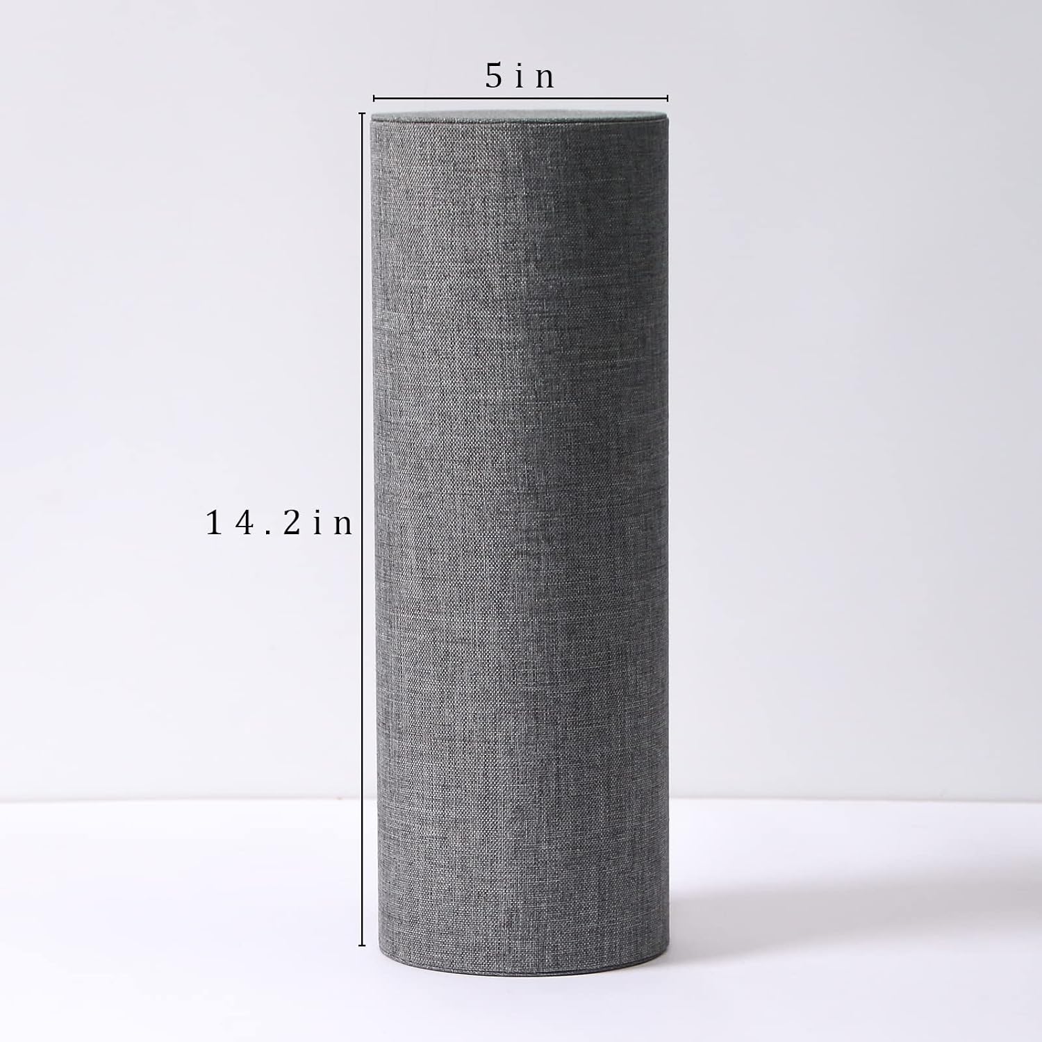 Coward Vertical Headband Holder Hairband Accessories Display Stand Necklaces Scrunchie Hairband Showcase Storage (gray linen)