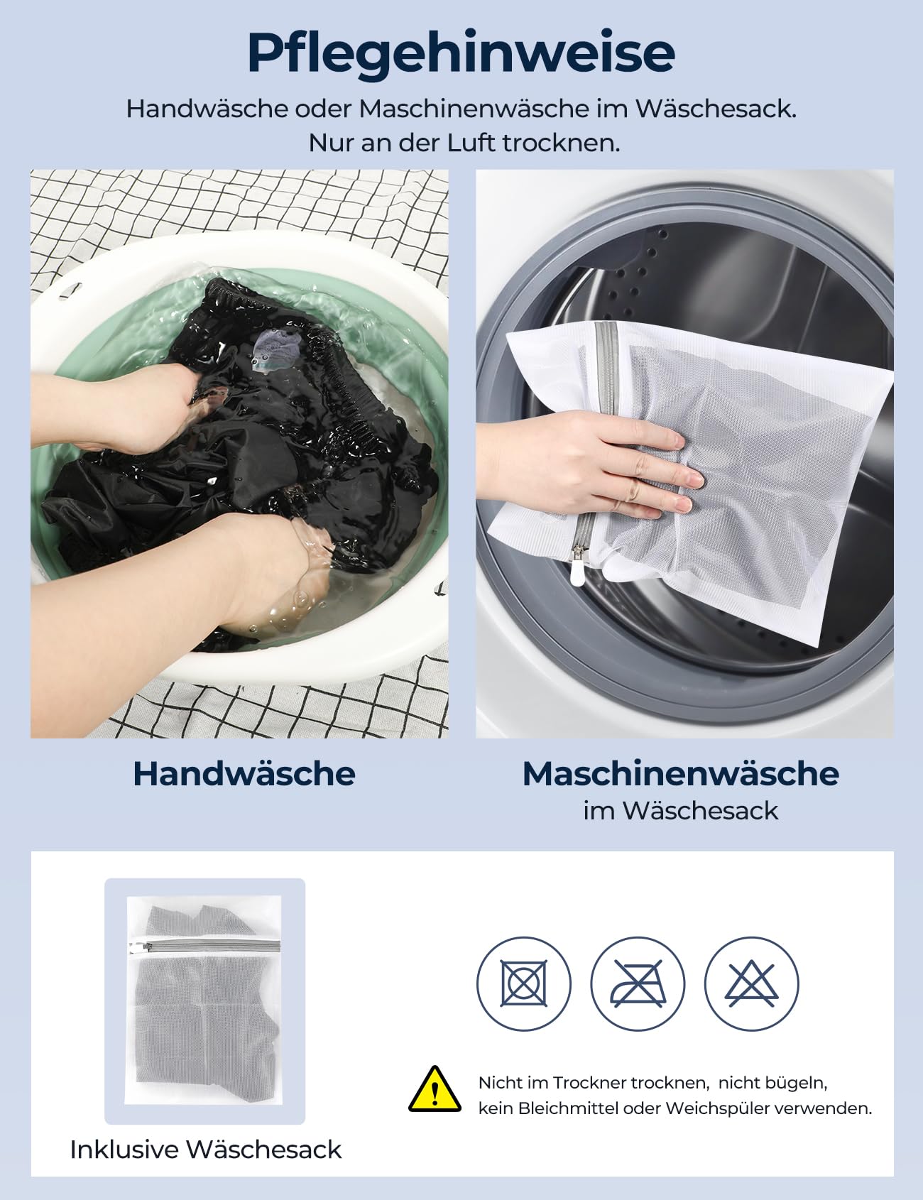 Carer 3er-Pack Inkontinenz-Überhose für Erwachsene Unisex Boxershorts | Auslaufsicher Geräuschlos Verstellbarer Beinabschluss Waschbar Wiederverwendbar Wasserdicht Gummihose Schwarz Größe L