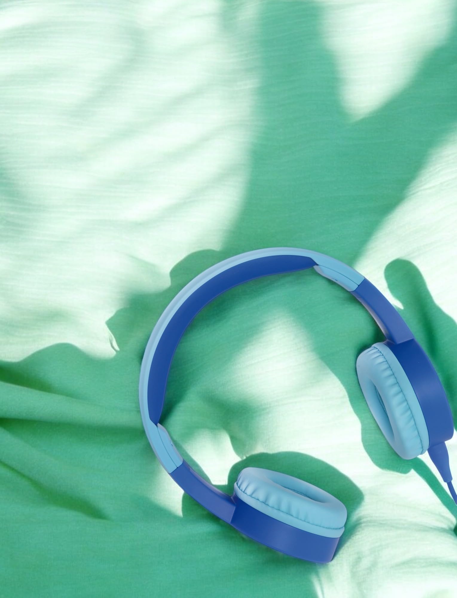 BLAUPUNKT Kids Kopfhörer KKH10 blau, Kinderkopfhörer mit Kabel, 3,5 mm Klinke AUX, Lautstärkebegrenzung für Kinderohren, Kopfhörer für Toniebox, Tablet, Schule & Reisen