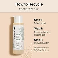 Vista 12 de The Honest Company Champú y gel de baño 2 en 1, sin fragancia, suave, sin desgarros, hipoalergénico, derivado de forma natural, piel sensible, 18