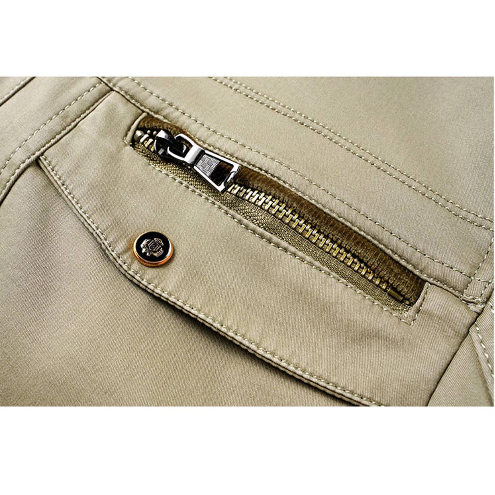Generisch Reitjacke MäDchen Frühling und Herbst Herrenjacken Stehkragen Lässige Mode Herren Einfarbig Bluse Jacke Mantel