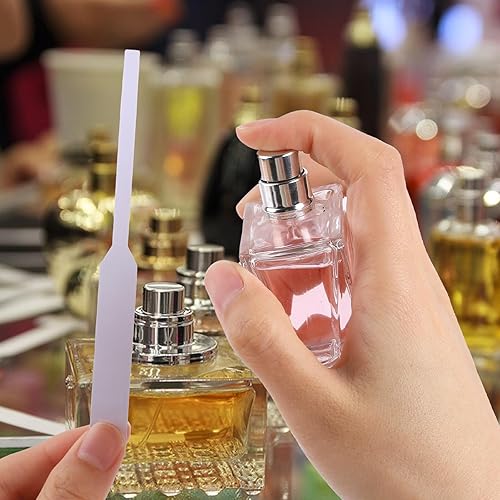 Miniatura 5 de 200 tiras de prueba de perfume desechables de papel blanco para perfume, tiras probadoras de perfume, aceites esenciales, papel de prueba para