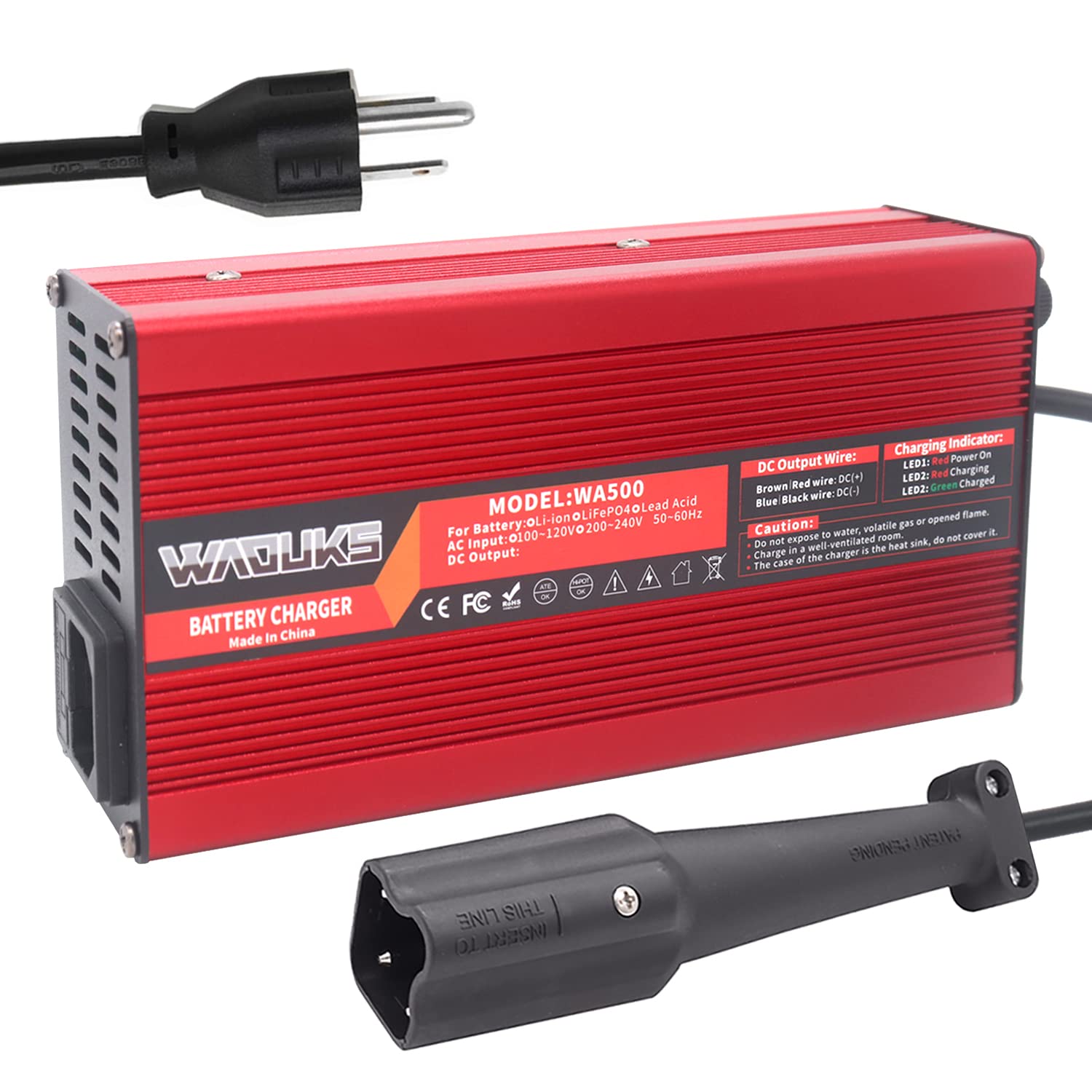 48 Volt 6 Amp Yamaha G29 Drive & Drive 2 Battery Charger for 48 Volt Golf Carts