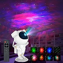 Astronaut Galaxy Projector with Remote Control-360° Adjustable Timer Night Lamp,Kids Astronaut Night Light,for Baby Adults Bedroom,Gaming Room,Home and Party(Transitional)