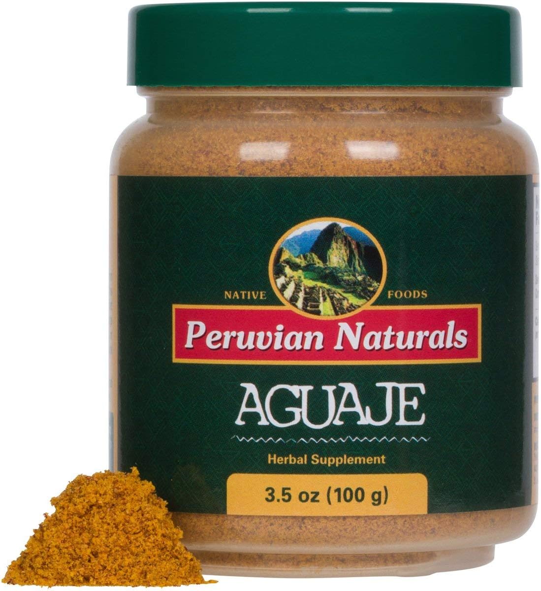 Aguaje Powder 3.5oz (100g) - Peruvian Naturals | Moriche Palm Fruit Powder from Peru ("Buriti" in Brazil)