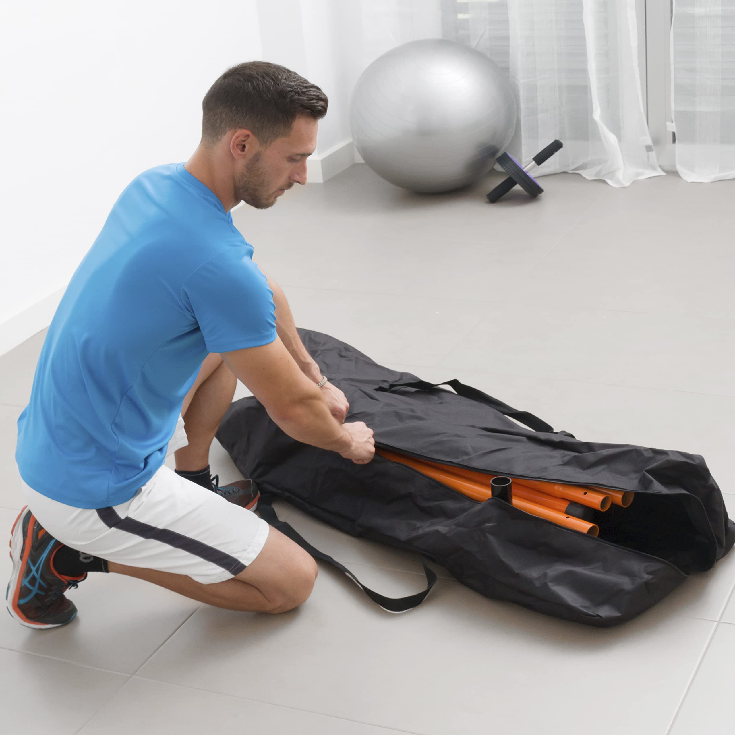 InnovaGoods IG811464 - Estación de dominadas y fitness unisex para adultos, color negro, talla única
