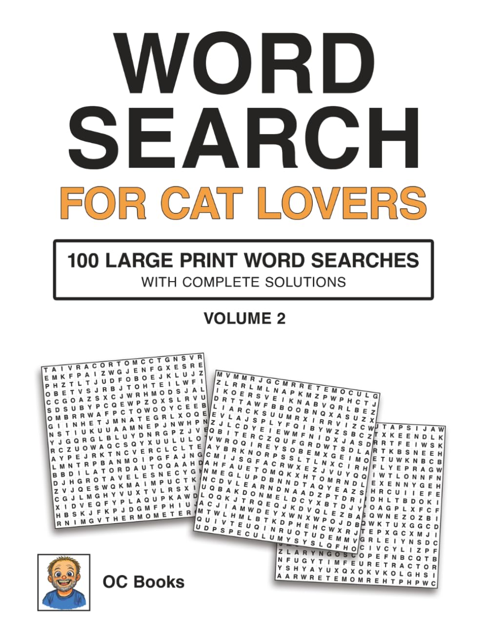 Word Search for Cat Lovers, Volume 2