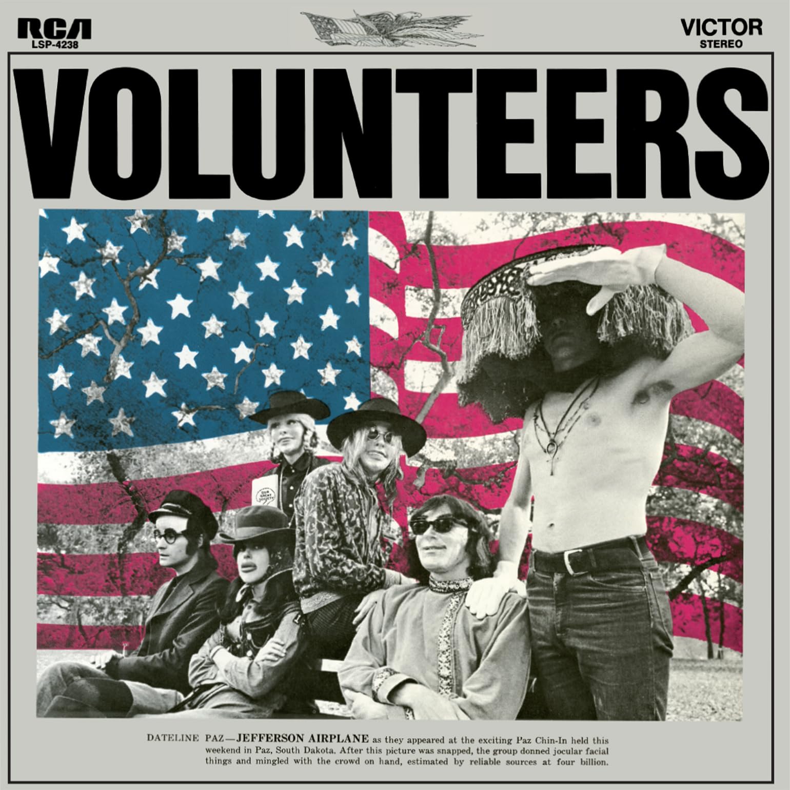 Jefferson Airplane Volunteers LP Vinyl NEW