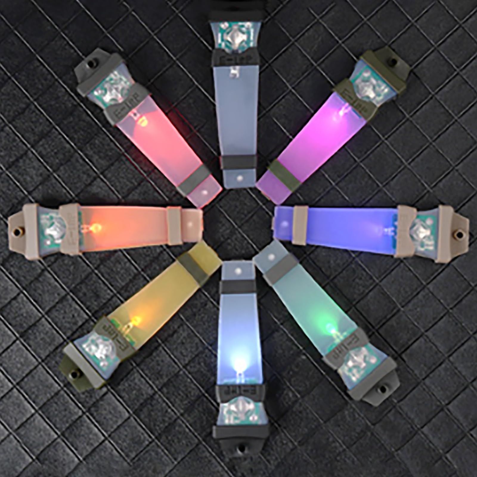 Tacticals - Luz intermitente para casco al aire libre, caza, supervivencia, luz de marcador de identificación personal