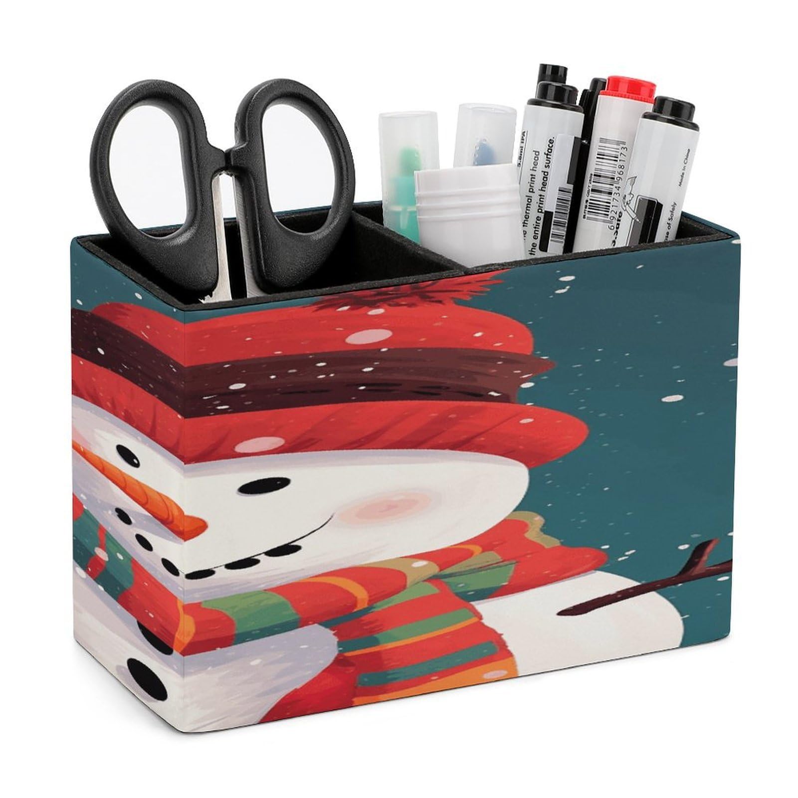 Porte-stylos en cuir crayons maquillage rangement bureau maison