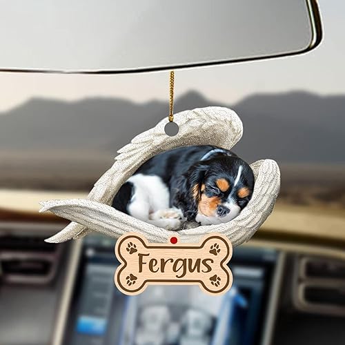 Miniatura 61 de Chihuahua Sleeping Angel - Adorno conmemorativo de acrílico 2D personalizado para perro, regalo para la pérdida de mascotas, regalo de simpatía