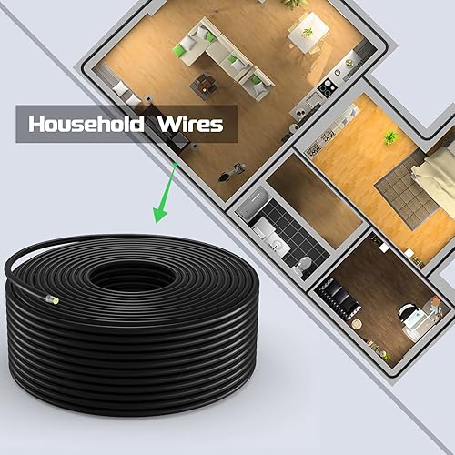 Miniatura 8 de Cable de extensión solar negro de 200 pies, cobre estañado de 10 AWG, cable de panel solar para exteriores, RV, barco, marino, compatible con panel