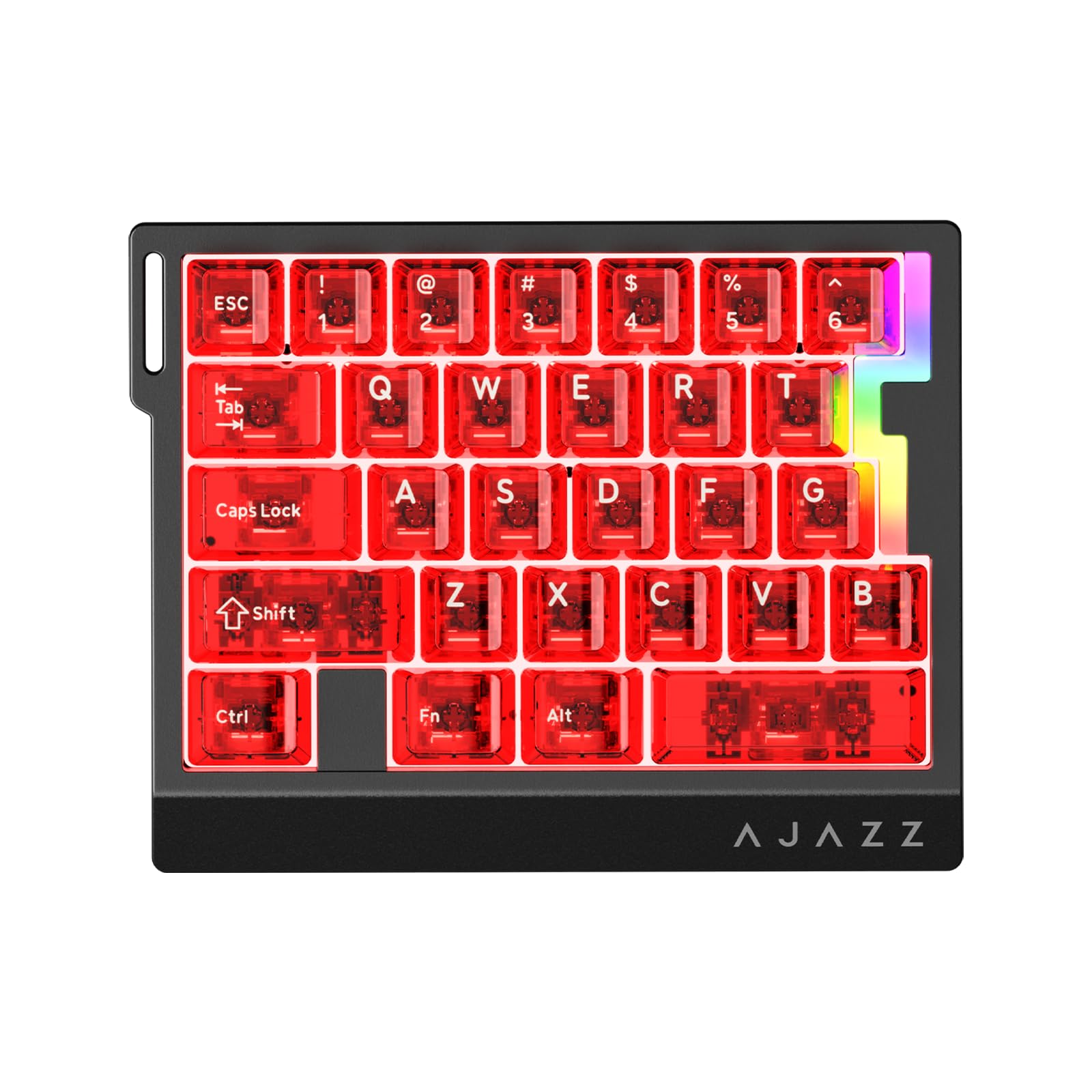 AJAZZ AK029 Magnetic Switch One Handed Gaming Keyboard, Hall Effect Rapid Trigger Mechanical Keypad with SOCD & DKS, 8KHz Polling Rate, 29 Keys Mini Ergonomic Gaming Keyboard for FPS Gamers, PC-image-8