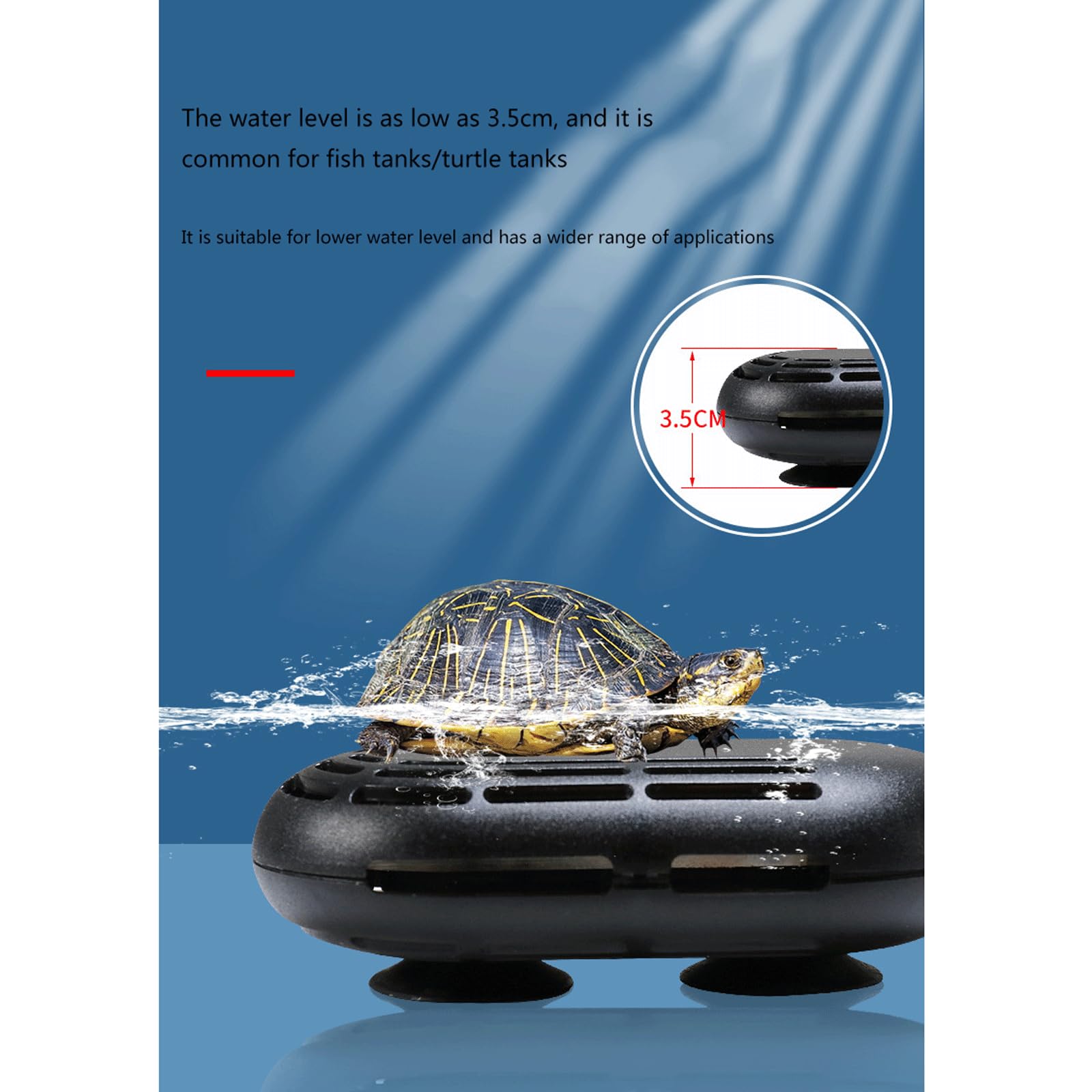 Asta riscaldante per Acquario Asta riscaldante per Acquario per Tartarughe a Temperatura costante Automatica a Prova di Esplosione Riscaldatore per Acquario di Piccole Dimensioni, 50W (50W)