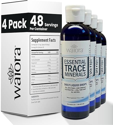 Miniatura 9 de Waiora Minerales traza esenciales  Ayuda a reponer los minerales traza clave  Más de 60 minerales de traza iónicos  Apoya las funciones esenciales