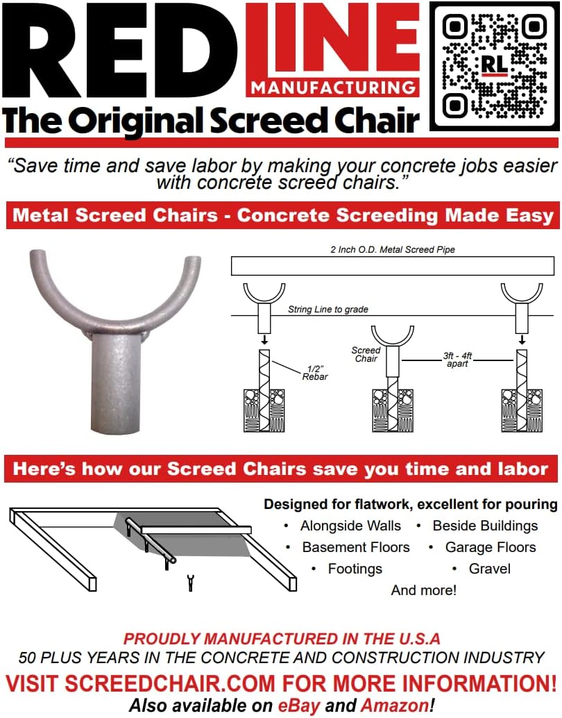 25 Pcs Metal Screed Chairs