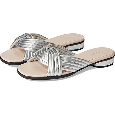 ECCO Sculpted Alba 25 Slide Sandal pure silver