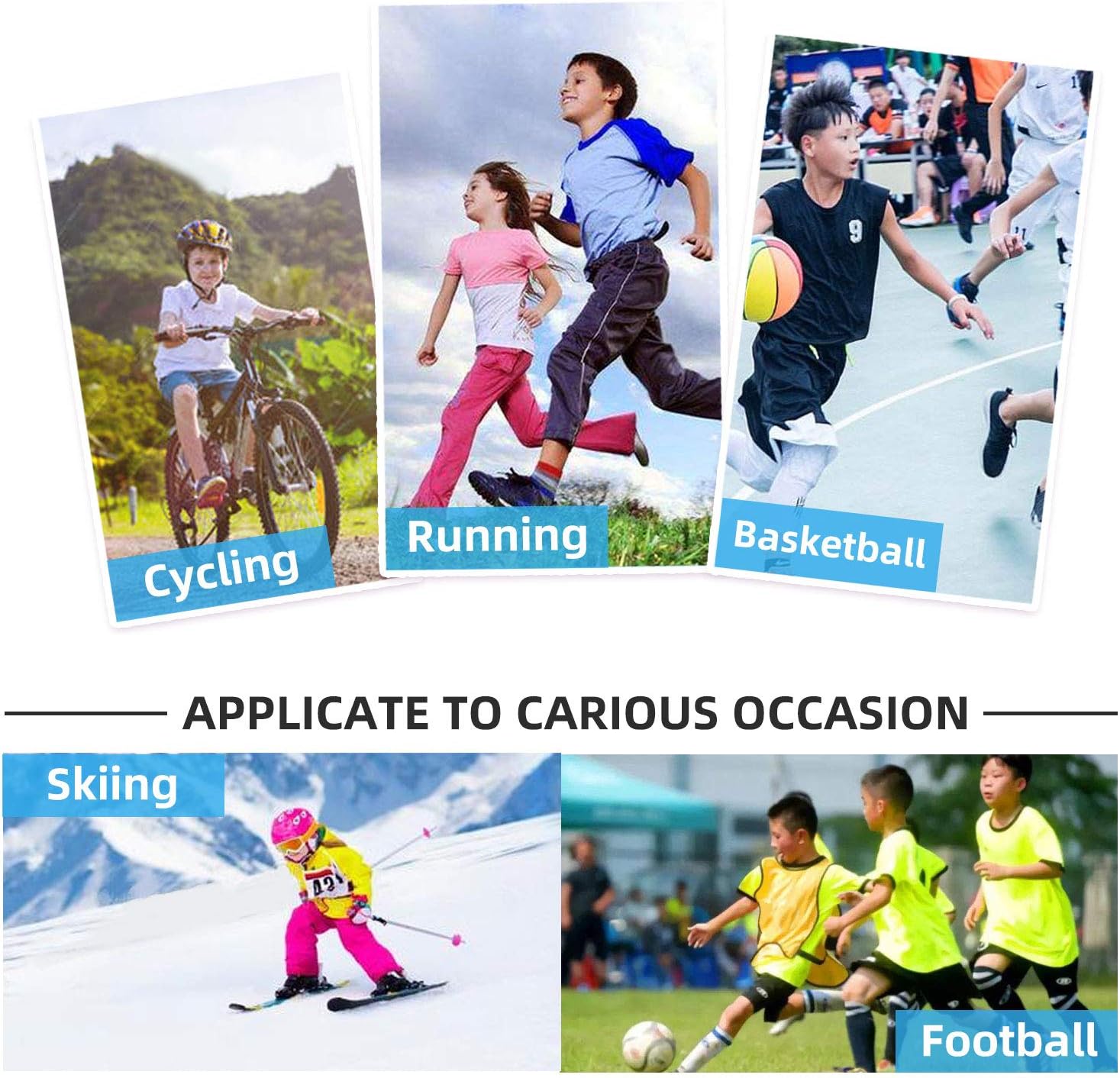 2/3/4 Pcs Boys Girls Base Layer Athletic Compression Leggings and Shirts Thermal Underwear Set Running Pants Tights - Image 5