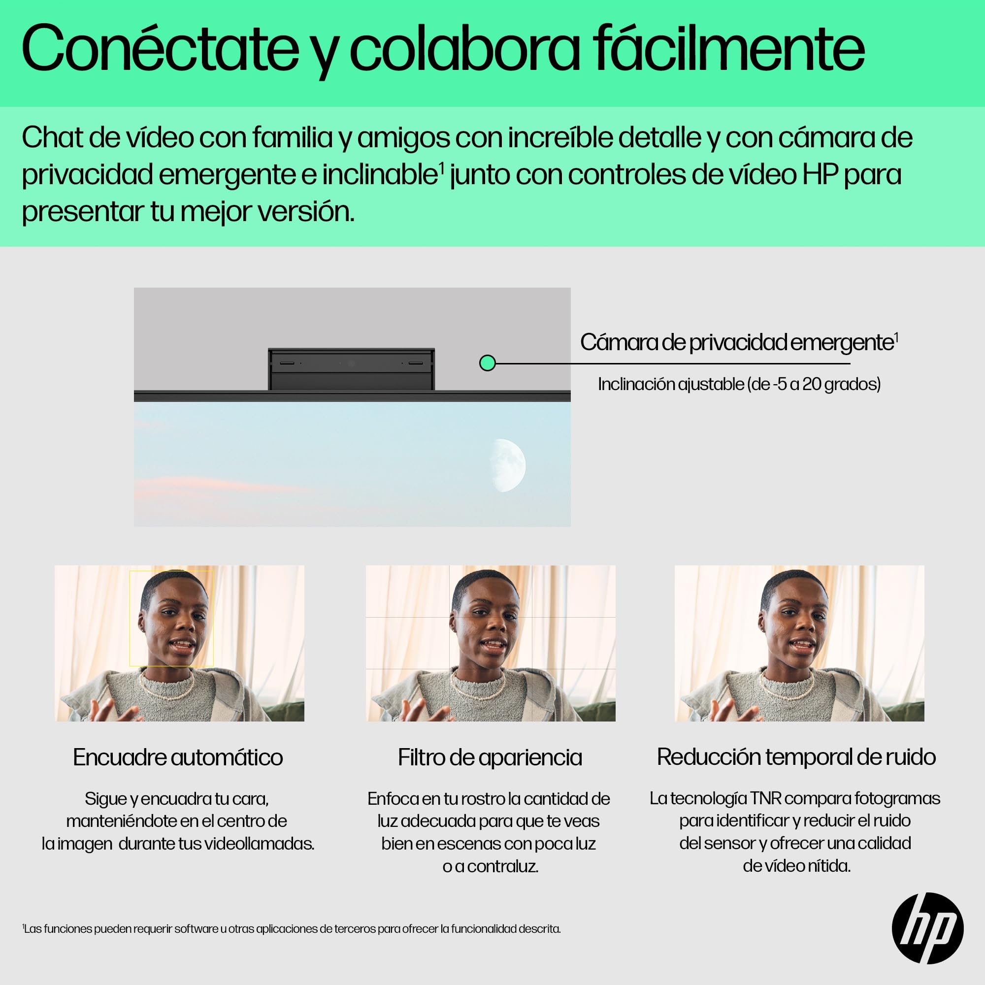 HP All-in-One 27-cr0062ns, PC Todo en Uno 27” FHD, AMD Ryzen 7 7730U, 16GB RAM, 512GB SSD, AMD Radeon Graphics, Cámara HD, Wi-Fi, Teclado y Ratón Inalámbricos, Sin Sistema operativo, QWERTY Español