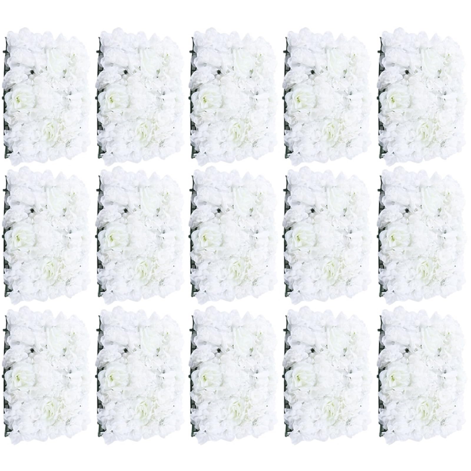 Panneaux muraux de fleurs fond de scène mariage et shooting photo 15 modules