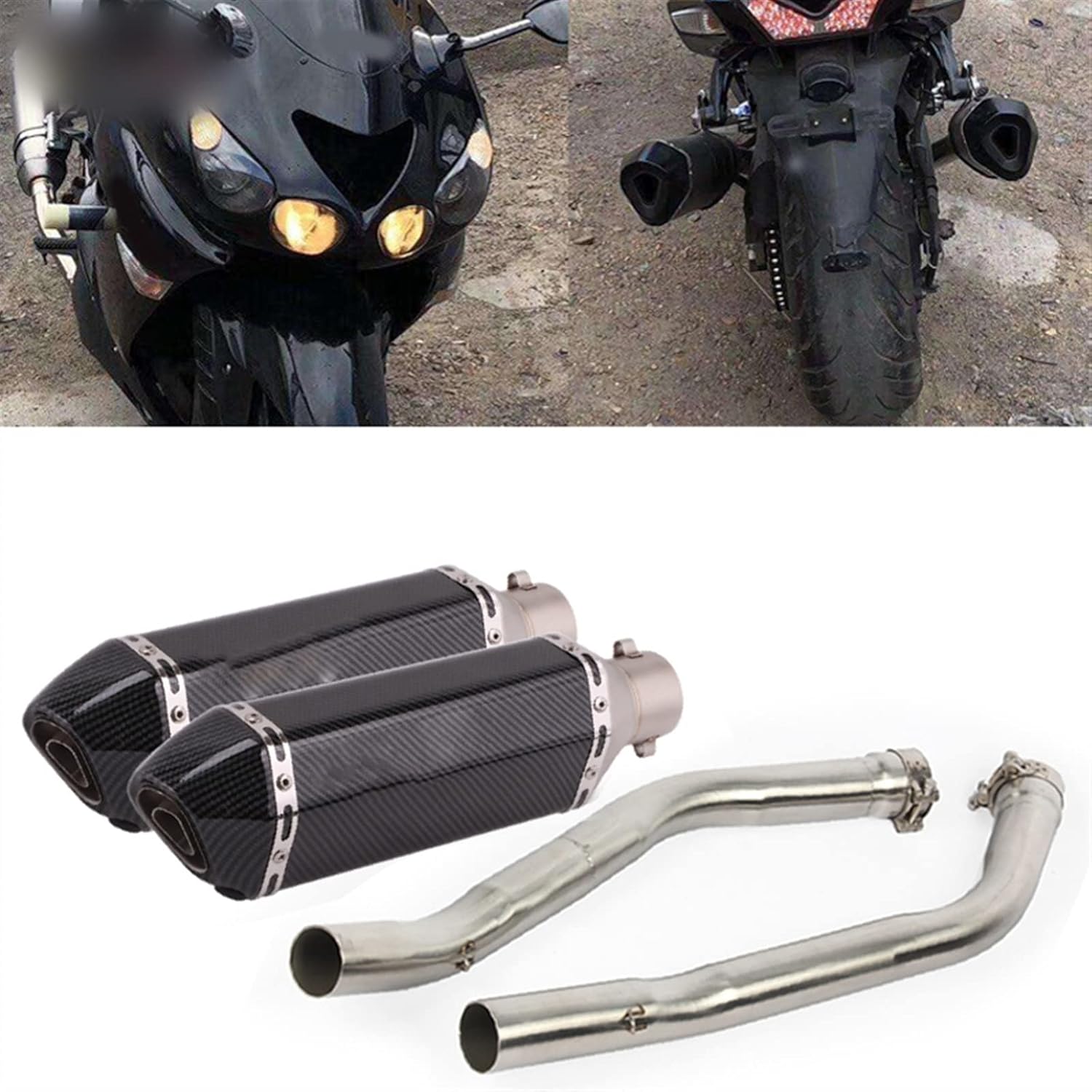 エキゾーストパイプ フルエキゾーストシステムマフラーコネクタリンク