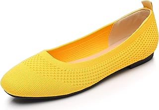 cheap yellow flats