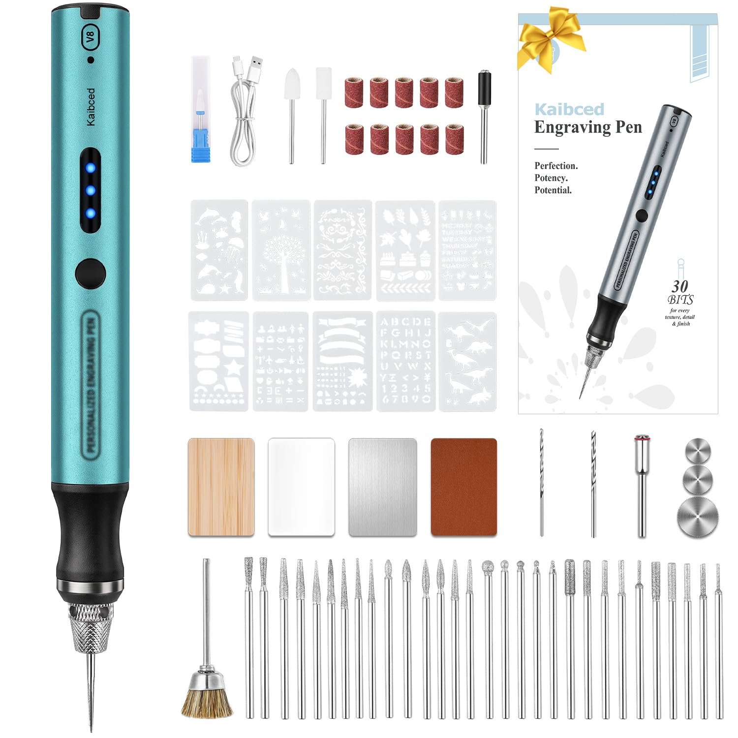 Cordless Engraving Pen - 63 Kits & Easy Crafting -10 Cordless Engraving Pen - 63 Kits & Easy Crafting -10